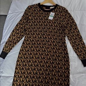 NWT Michael Kors Signature Dress Size Large